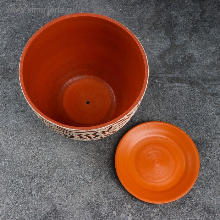 Горшок цветочный чак-чак 3,5 л Горшок цветочный чак-чак 3,5 л