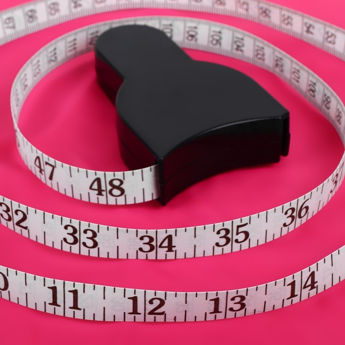 Рулетка для измерения объёмов тела портновская, 150 см (см/дюймы), цвет чёрный Рулетка для измерения объёмов тела портновская, 150 см (см/дюймы), цвет чёрный