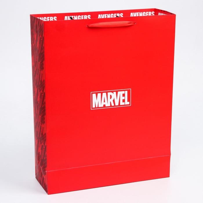 Пакет подарочный, 31х40х11 см, упаковка, Мстители