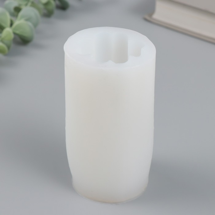 Молд силикон для свечи Молд силикон для свечи "Четырехлистник. Столбик" 5,5х9,8 см