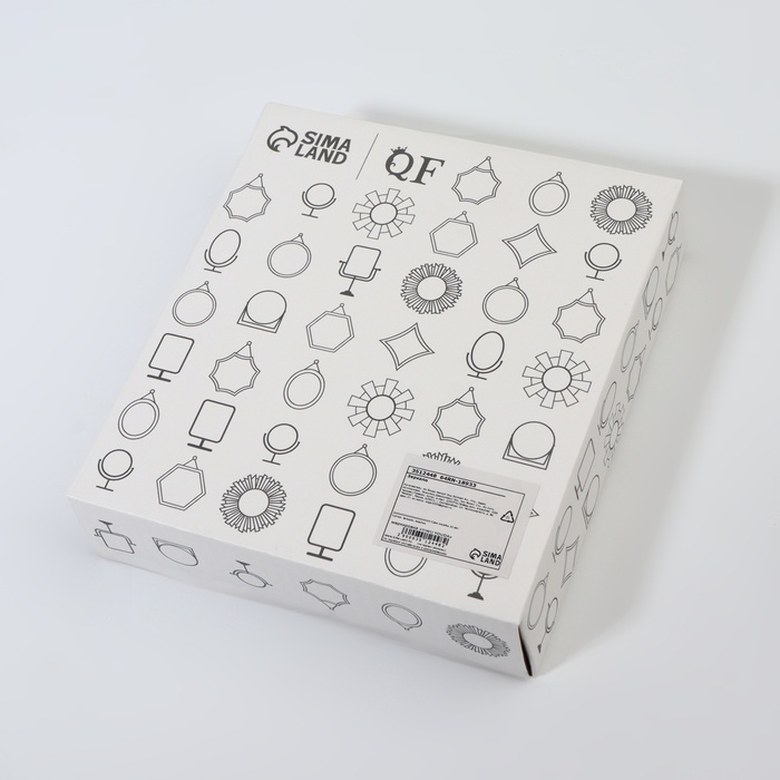 Зеркало настольное «Круг», двустороннее, с увеличением, d зеркальной поверхности 9,5 см, цвет белый Зеркало настольное «Круг», двустороннее, с увеличением, d зеркальной поверхности 9,5 см, цвет белый