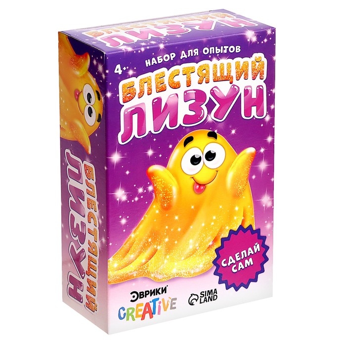 Набор для опытов «Блестящий лизун» Набор для опытов «Блестящий лизун»
