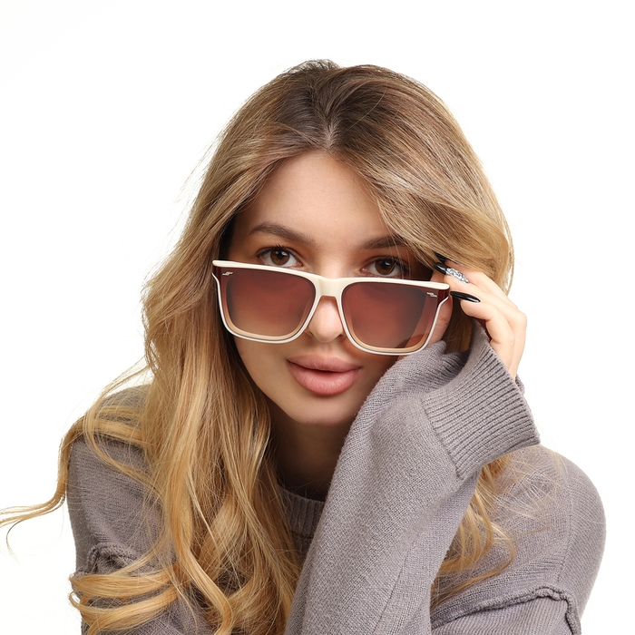 Очки солнцезащитные женские Очки солнцезащитные женские "OneSun", uv 400, дужка 15 см, линза 6.5х4.8 см