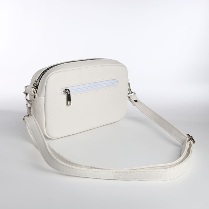 Сумка женская через плечо TEXTURA, маленький размер, цвет белый Сумка женская через плечо TEXTURA, маленький размер, цвет белый