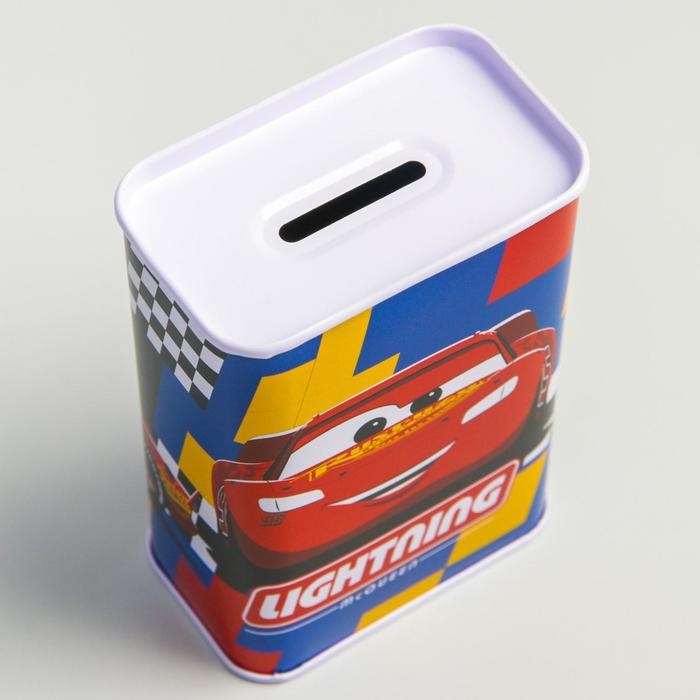 Копилка металлическая, 4,8 см х 7,8 см х 10,8 см Копилка металлическая, 4,8 см х 7,8 см х 10,8 см "Lightning", Тачки