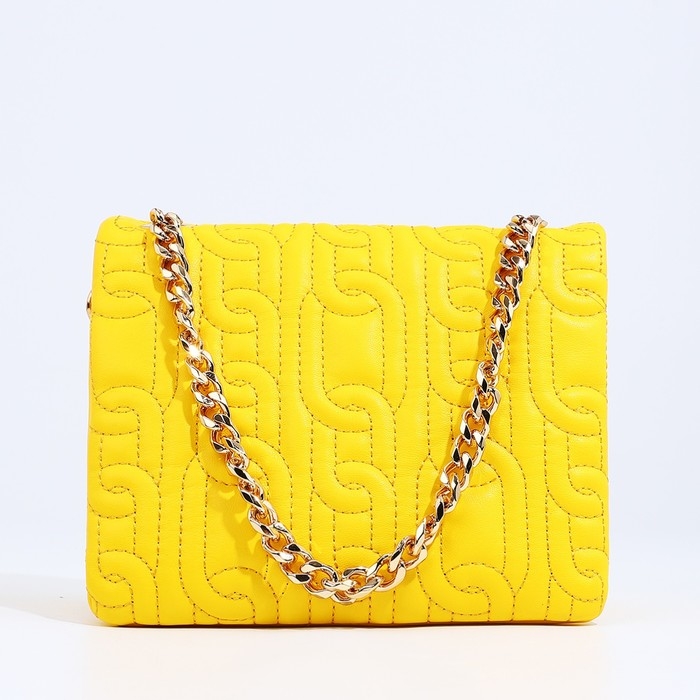 Сумка-мессенджер на магнитах, цвет жёлтый Сумка-мессенджер на магнитах, цвет жёлтый