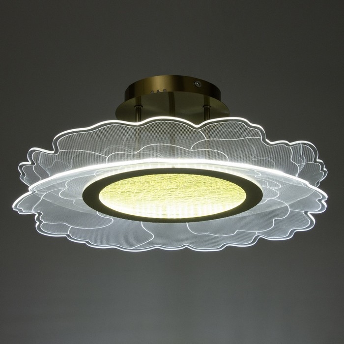 Люстра Люстра "Грация" LED 48Вт 3000-6000К золото 50х50х7-150смсм