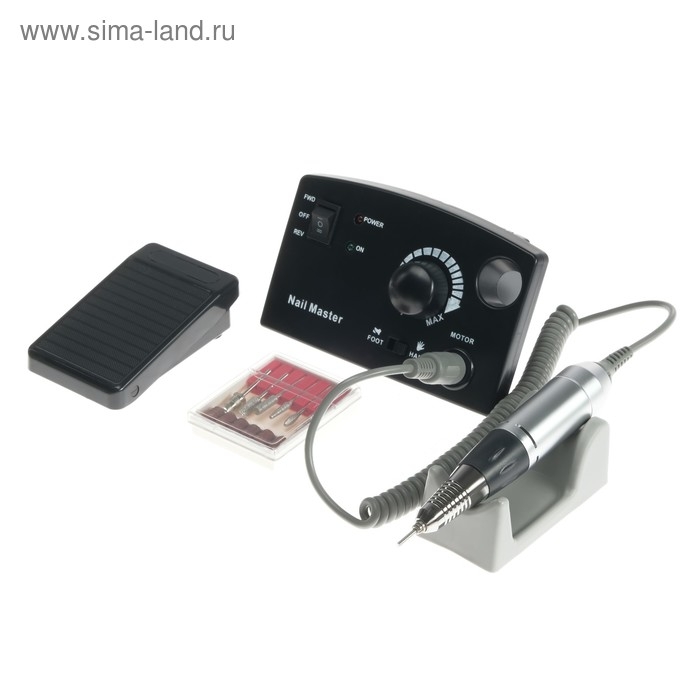 Аппарат для маникюра и педикюра JessNail JD4500, 6 фрез 30000 об/мин, 35 Вт, чёрный Аппарат для маникюра и педикюра JessNail JD4500, 6 фрез 30000 об/мин, 35 Вт, чёрный