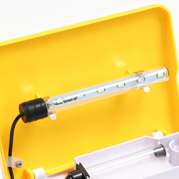 Аквариум SeaStar HX-180F в комплекте: LED-лампа, фильтр, 3,5 л, желтый Аквариум SeaStar HX-180F в комплекте: LED-лампа, фильтр, 3,5 л, желтый