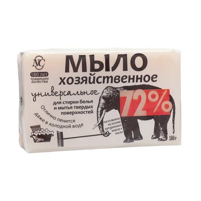 Мыло Невская косметика, хозяйственное, универсальное 72 %, 180 г Мыло Невская косметика, хозяйственное, универсальное 72 %, 180 г