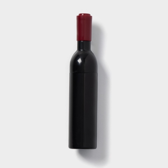 Штопор для вина Доляна «Бутылка», 12×2,5 см, цвет чёрный Штопор для вина Доляна «Бутылка», 12×2,5 см, цвет чёрный