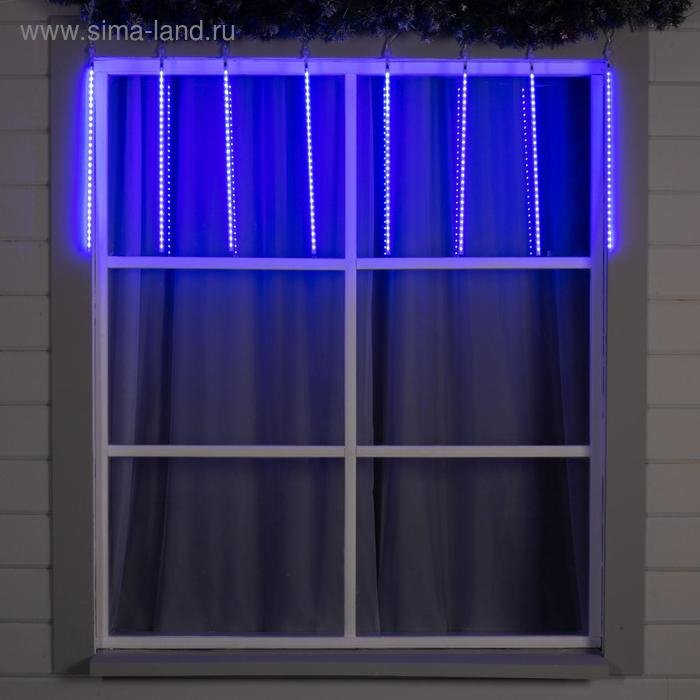 Гирлянда «Сосульки» 2.5 × 0.5 м, IP65, прозрачная нить, 288 LED, свечение синее с эффектом стекания, 12 В Гирлянда «Сосульки» 2.5 × 0.5 м, IP65, прозрачная нить, 288 LED, свечение синее с эффектом стекания, 12 В
