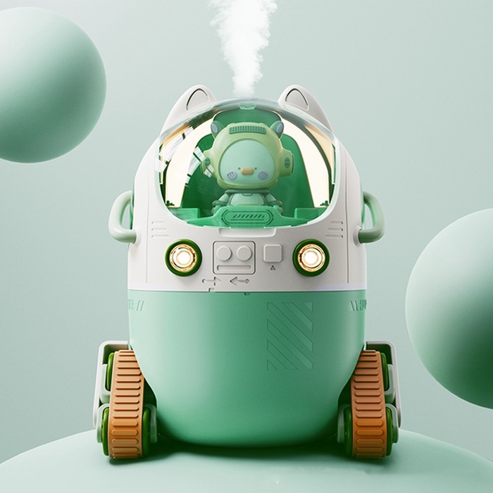 Увлажнитель воздуха Luazon HM-7  Увлажнитель воздуха Luazon HM-7 "Луноход", 200 мл, USB Type-C, зеленый