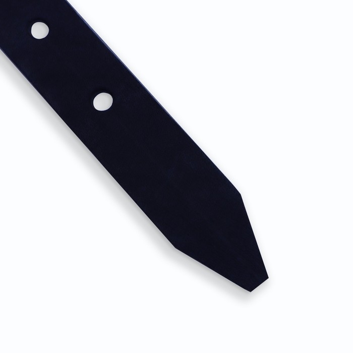 Ошейник кожаный однослойный, 45 х 2 см, ОШ 25-35 см, синий Ошейник кожаный однослойный, 45 х 2 см, ОШ 25-35 см, синий