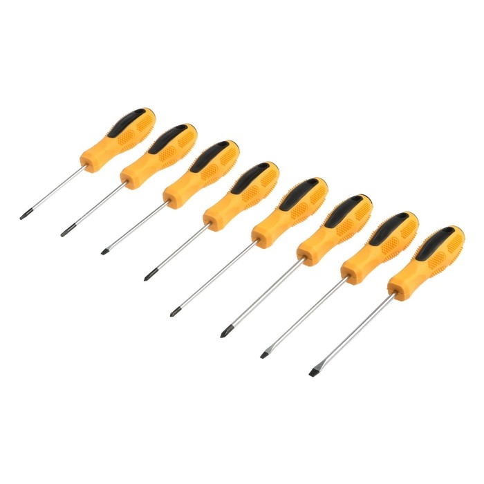 Набор профессиональных отверток и бит DEKO SS100 с удобной подставкой, 100 предметов Набор профессиональных отверток и бит DEKO SS100 с удобной подставкой, 100 предметов