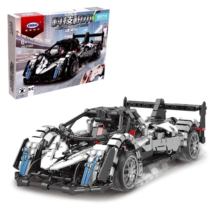 Конструктор радиоуправляемый «Спорткар», 990 деталей Конструктор радиоуправляемый «Спорткар», 990 деталей