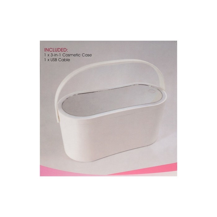 Кейс для косметики с зеркалом KZ-14, подсветка, 96 диодов Кейс для косметики с зеркалом KZ-14, подсветка, 96 диодов