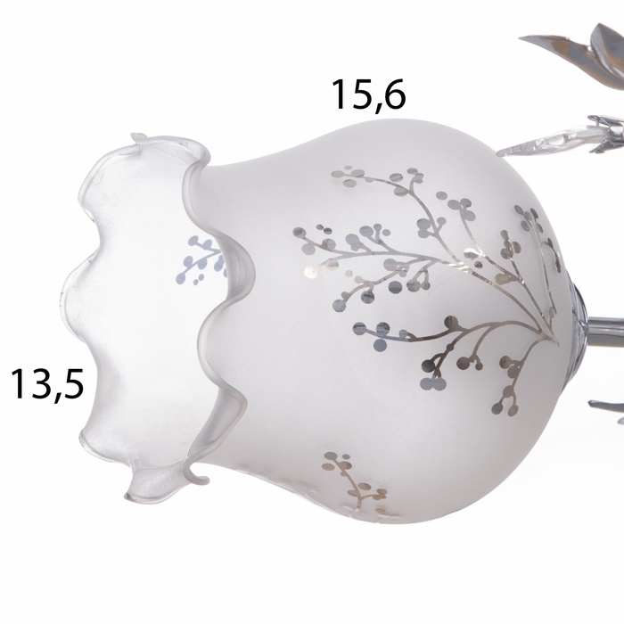 Люстра Люстра "Дикс" 3х40Вт Е27 Хром МОДЕЛЬ: 2612366