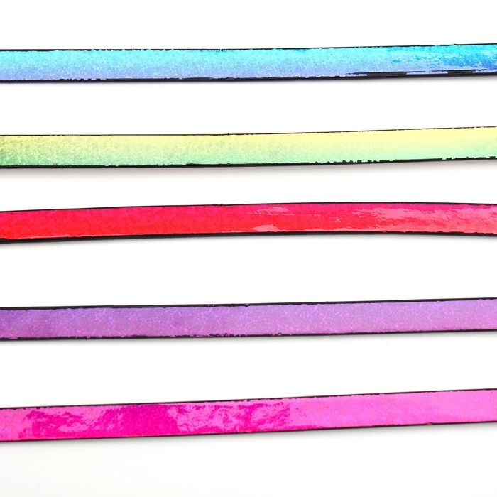 Ошейник лаковый Ошейник лаковый "Радуга", 30 х 1 см, микс