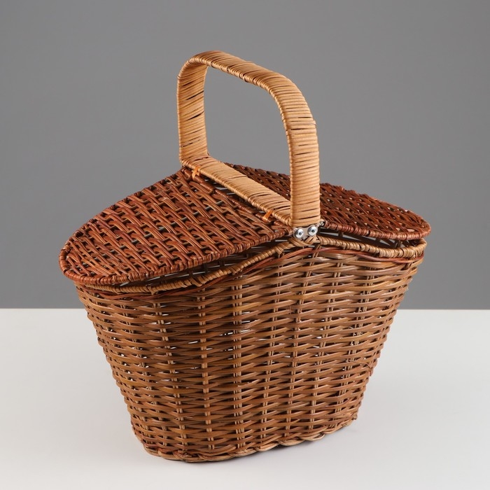 Корзина плетеная Корзина плетеная "Пикник", 35×20×22 см, ротанг