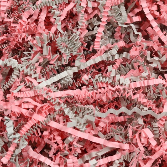 Наполнитель бумажный «Розовый туман», серый и розовый, 50 г Наполнитель бумажный «Розовый туман», серый и розовый, 50 г