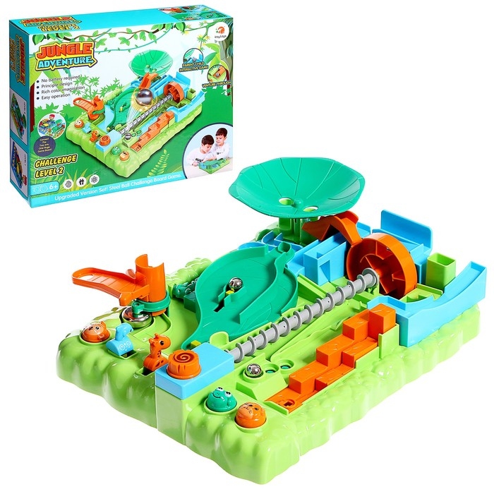 Настольная игра-лабиринт «Джунгли», 1 игрок, 6+ Настольная игра-лабиринт «Джунгли», 1 игрок, 6+