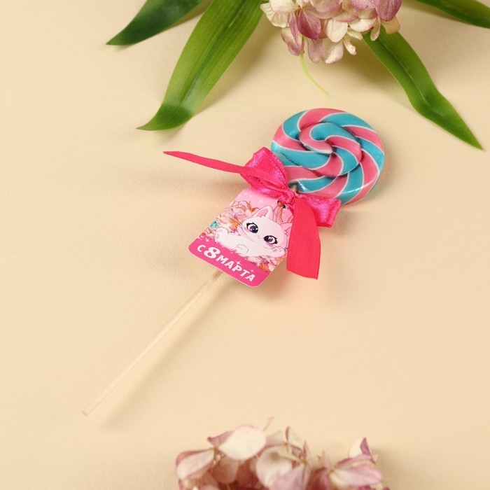 Леденец на палочке «8 марта», вкус: грейпфтут-гуава, 15 г. Леденец на палочке «8 марта», вкус: грейпфтут-гуава, 15 г.