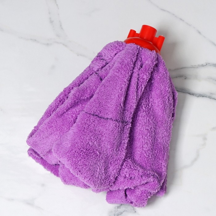 Насадка для швабры ленточная Доляна «Юбочка», микрофибра, 28×7×7 см, цвет МИКС Насадка для швабры ленточная Доляна «Юбочка», микрофибра, 28×7×7 см, цвет МИКС