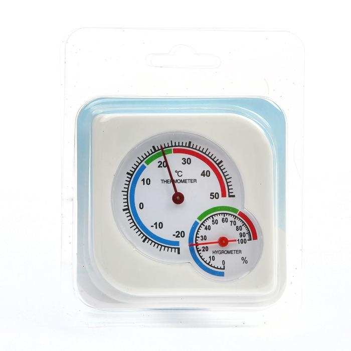Термометр уличный, гигрометр, белый Термометр уличный, гигрометр, белый