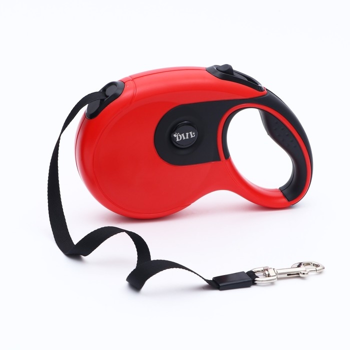 Рулетка DIIL, 8 м, до 50 кг, лента, прорезиненная ручка, красная с чёрным Рулетка DIIL, 8 м, до 50 кг, лента, прорезиненная ручка, красная с чёрным