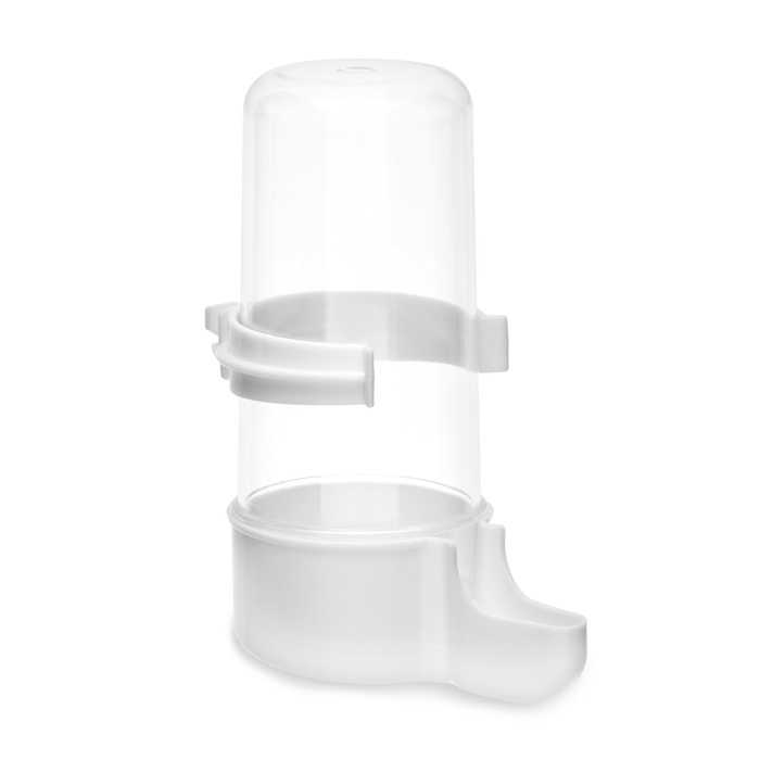 Поилка для птиц 6 х 13,5 см, 240 мл, белая Поилка для птиц 6 х 13,5 см, 240 мл, белая