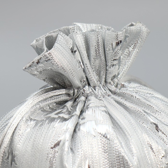 Мешочек подарочный парча «Новогодний лес», 16 х 24 см, Новый год Мешочек подарочный парча «Новогодний лес», 16 х 24 см, Новый год