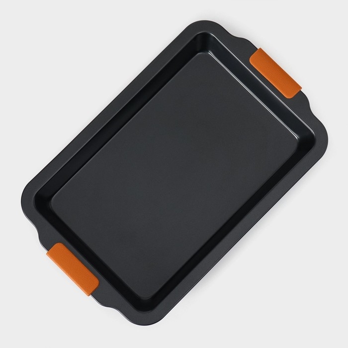 Противень для выпечки Magistro French Bakery, 41,5×26,5×5 см, антипригарное покрытие Противень для выпечки Magistro French Bakery, 41,5×26,5×5 см, антипригарное покрытие