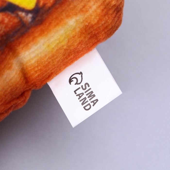 Игрушка для собак с пищалкой «Бургер» из текстиля, 12 х 9,3 см Игрушка для собак с пищалкой «Бургер» из текстиля, 12 х 9,3 см