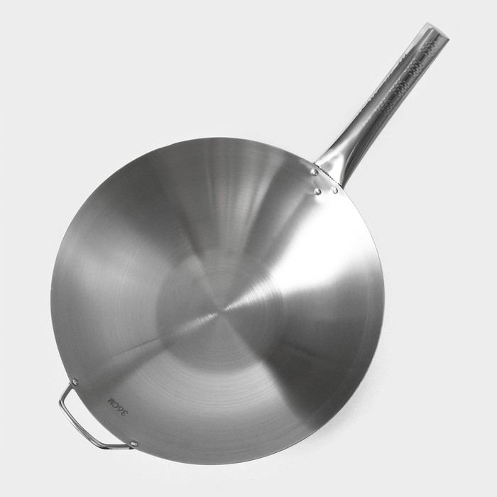 Сковорода-Wok из нержавеющей стали Hanna Knövell Chief, 6 л, d=36 см, с ручкой Сковорода-Wok из нержавеющей стали Hanna Knövell Chief, 6 л, d=36 см, с ручкой