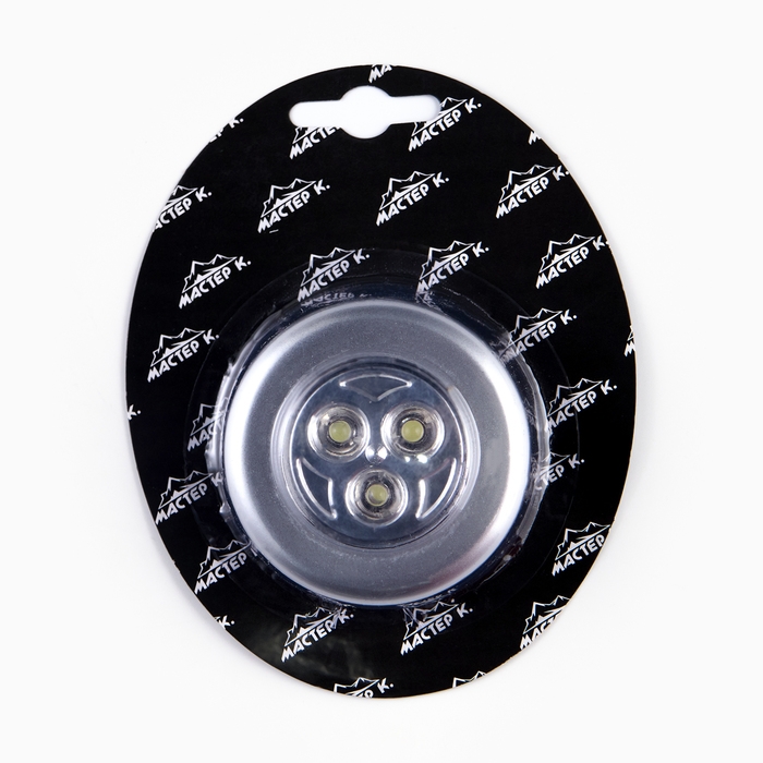 Фонарь-светильник  Фонарь-светильник "Мастер К. Touch" (набор 3 шт), 1 Вт, 3 LED, 3 ААА, d-6.5 см