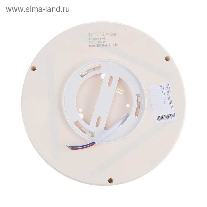 Светильник светодиодный с акустическим датчиком, 12 Вт, 220 мм, 1080 Лм,  220 В, 6500 К Светильник светодиодный с акустическим датчиком, 12 Вт, 220 мм, 1080 Лм,  220 В, 6500 К