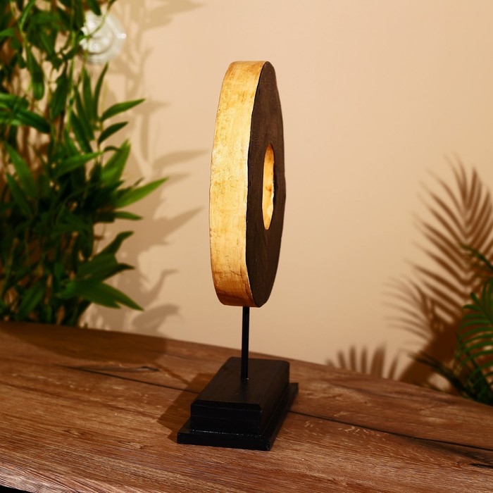 Декор  Декор "Кольцо" на подставке, албезия 25х9х36 см