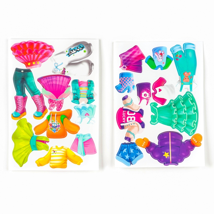 Игра на липучках. Весёлые липучки «Наряди куклу» Игра на липучках. Весёлые липучки «Наряди куклу»