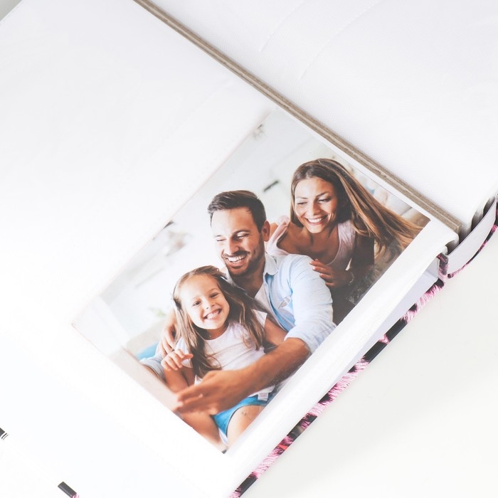 Фотоальбом на 200 фото 10х15 см Фотоальбом на 200 фото 10х15 см "Розы и животный принт" МИКС 26х20,5х5,6 см