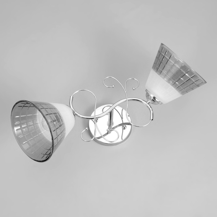 Люстра Люстра "Идрис" 2хЕ27 40Вт хром 47х26 см