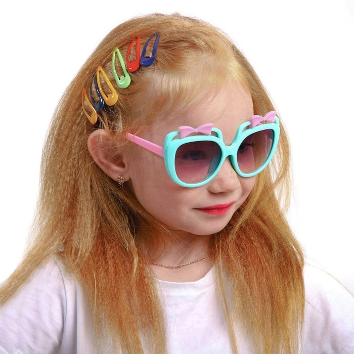 Очки солнцезащитные детские OneSun, 4.5 х 12 см, микс Очки солнцезащитные детские OneSun, 4.5 х 12 см, микс