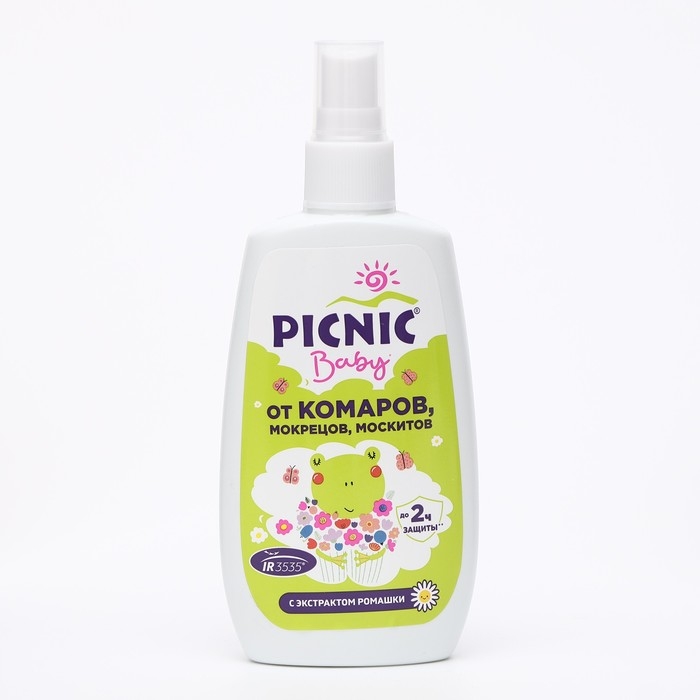 Спрей от комаров Picnic Baby, 120 мл Спрей от комаров Picnic Baby, 120 мл