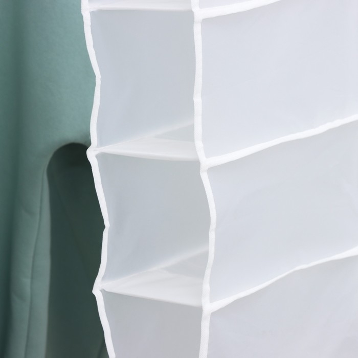 Органайзер подвесной «Стейт», 5 отделений, 70×15×15 см, цвет белый Органайзер подвесной «Стейт», 5 отделений, 70×15×15 см, цвет белый