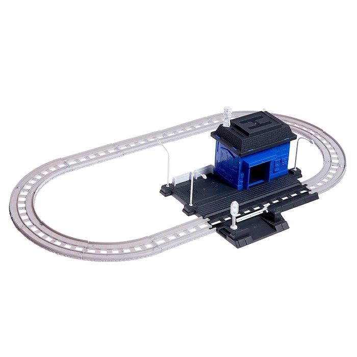 Железная дорога &laquo;Полицейский участок&raquo;, работает от батареек