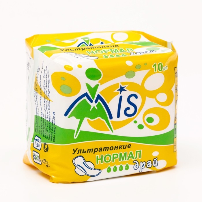 Прокладки  Прокладки "Mis" Ультратонкие, Normal Dry, 10 шт.