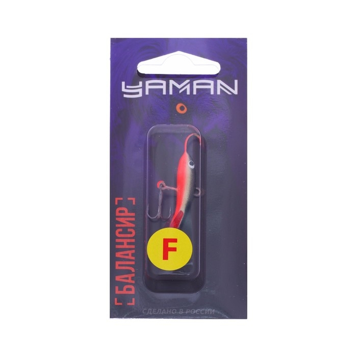 Балансир  Балансир "ЯМАН" Мичман Fluo, 4 см, 5.2 г, цвет 23, на блистере
