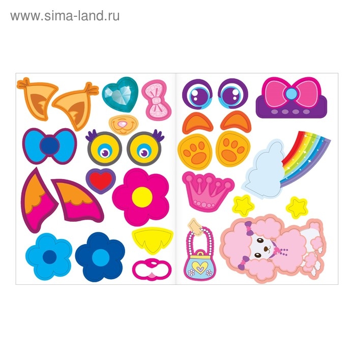 Наклейки обучающие «Для девочек», 12 стр. Наклейки обучающие «Для девочек», 12 стр.