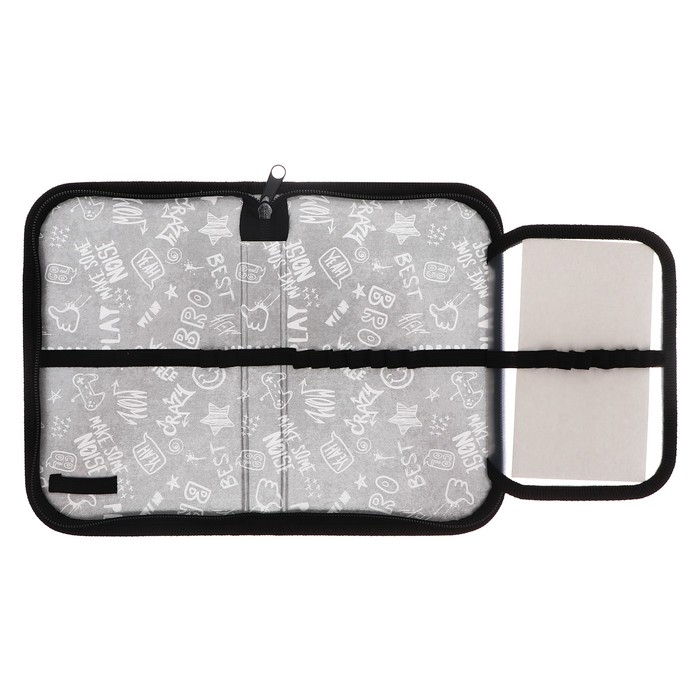 Пенал 1 секция 135 х 212 х 26 мм, с откидной планкой, текстильный, Оникс ПКТ 07-20 МАХ, Skate republic, 70647 Пенал 1 секция 135 х 212 х 26 мм, с откидной планкой, текстильный, Оникс ПКТ 07-20 МАХ, Skate republic, 70647