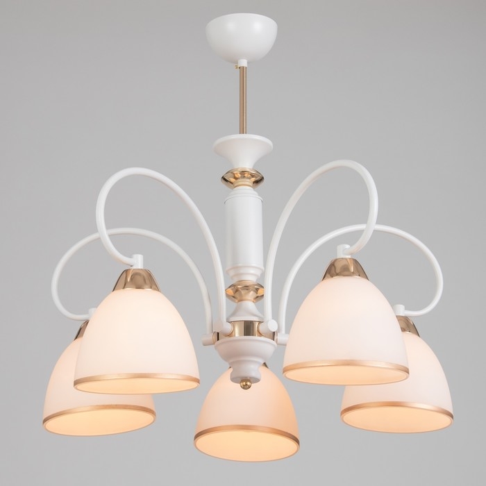 Люстра Люстра "Сампи" 5хЕ27 40Вт белый 59х59х53 см BayerLux